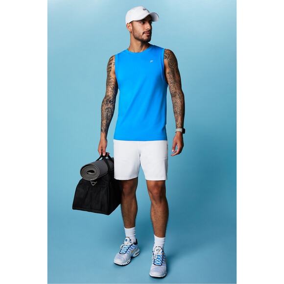 Fabletics Bright Blue The Training Day Muscle Tank - Medium - Picture 7 of 7